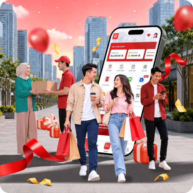 LinkAja karena transaksi sehari-hari harusnya nggak bikin ribet.